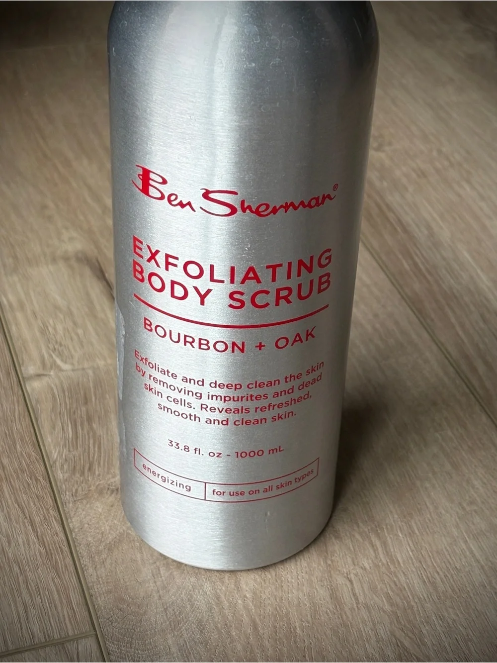 Ben Sherman Exfoliating Body Scrub Bourbon + Oak 33.8 oz NEW